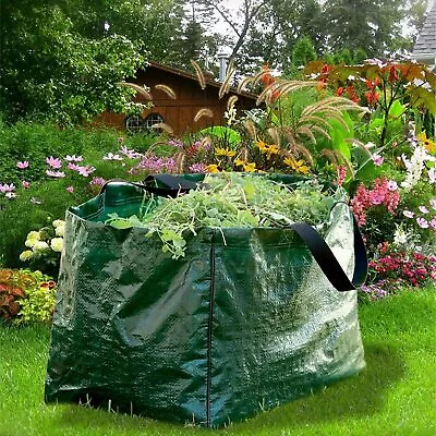 🔥100L Large Jumbo Garden Waste Bag Heavy Duty Refuse Storage Sack Handles Grass • £3.65