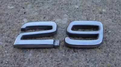 Volvo 2.9 Emblem Letters Badge Decal Logo S80 S60 V70 OEM Factory Genuine Stock • $17.46