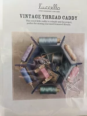 Vintage Thread Caddy Kit By L'ucello Storing Thread Sewing Storage Sew Gift • £13.75