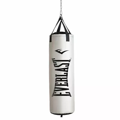 Everlast Nevatear Fitness Workout 60 Pound Heavy Boxing Punching Bag Platinum • $145.99