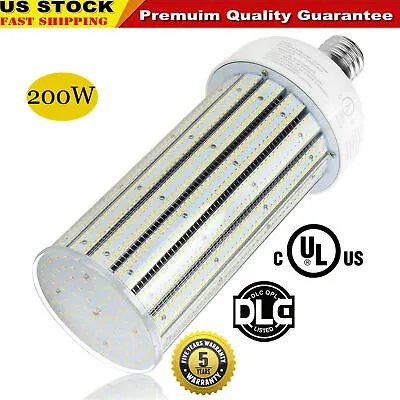 UL 200W LED Corn Light Bulb Equivalent 1000W MH/HPS High Bay Lamp 6000K E39 Base • $84.46
