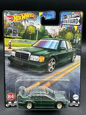 2021 Hot Wheels Premium Boulevard GREEN MERCEDES BENZ 190 E 2.5-16 84  FREE SHIP • $14.99