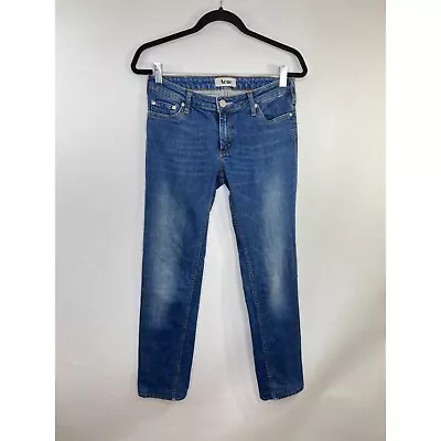 Acne Studios Jeans Women 29x32 Kex/Proud Blue Washed Pants Stretch Slim • $34.99