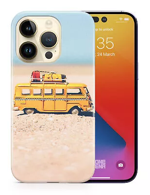Case Cover For Apple Iphone|cute Hipster Van Car On The Beach • $9.01