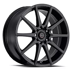 16x7 Focal 428SB F-04 Satin Black Wheels 4x100 (42mm) Set Of 4 • $818.64