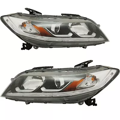 Headlight Pair For 16-17 Honda Accord Coupe Driver Passenger Halogen Headlamp • $289.87