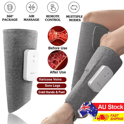 Leg Massager Heated Air Compression Calf Massage For Circulation Muscles Relax • $42.85