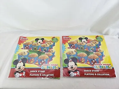 Disney Mickey Mouse Clubhouse Snack Stand Set Of 2 - NEW NIP • $11.13