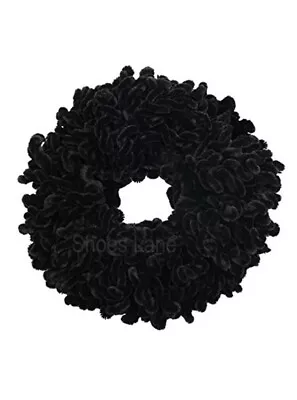 Velvet Coloured Khaleeji Scrunchie Big Hair Tie Bun Volumising Hijab Volumizer • £2.99