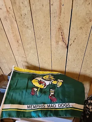 1995 CFL Memphis Mad Dogs Vintage Canadian Football League Sports Flag • $30