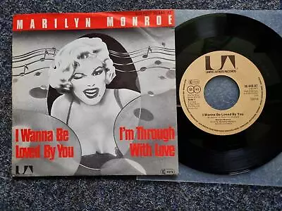 7  Single Vinyl Marilyn Monroe - I Wanna Be Loved By You/ I'm Through With Love • $32.93