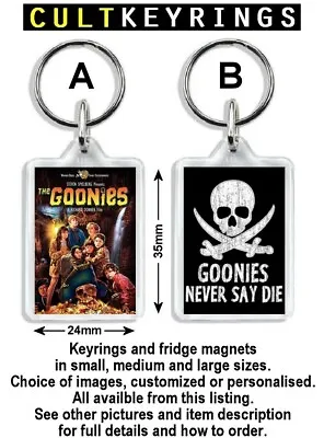 £2.75 • Buy The Goonies Keyring / Fridge Magnet - Never Say Die, Spielberg