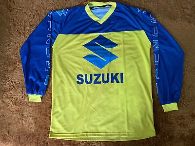 VINTAGE SUZUKI MOTOCROSS JERSEY PE RM TM RMX RL ENDURO AHRMA VMX VINDURO Trials • $39.14