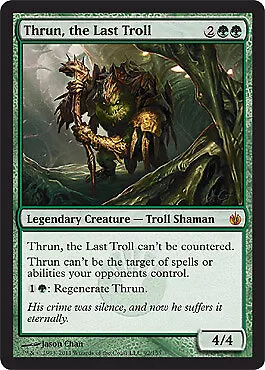 MTG - Thrun The Last Troll - Foil Mirrodin Besieged • $17