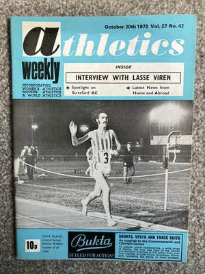 £6.99 • Buy ATHLETICS WEEKLY - 20 October 1973 - Bill Tancred; Lasse Viren;