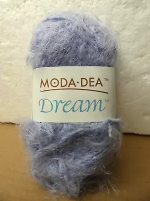 Moda Dea Dream Lavender Yarn Skein Acrylic Blend 50g 1.76 Oz 93 Yd Med 4 New • $8.99