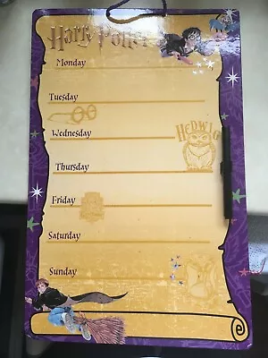 £200 • Buy RARE! Harry Potter Illustrated Erasable White Board Weekly Planner