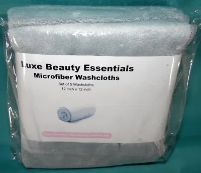 Microfiber Face Cloth Washcloth Ultra Soft Makeup - 5 Pack -- Free Shipping!! • $12.99