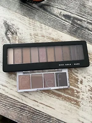 Elf Eyeshadow Palette - Nude Rose Gold And Rose Water Set Of 2 • $8.99