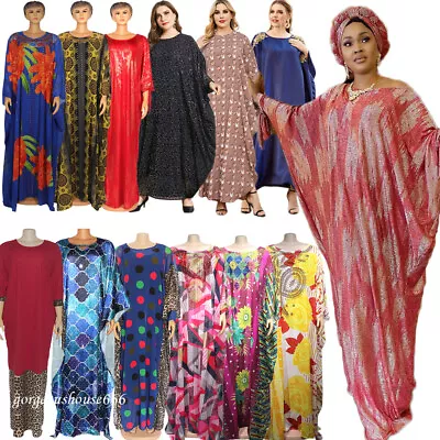 Moroccan Women Oversize Abaya Maxi Dress Loose Casual Kaftan Robe Arab Robe • $42.75