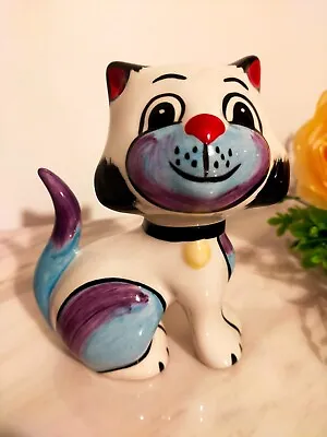 Lorna Bailey Queenie Cat - Signed To Base - 13cm Tall • £65