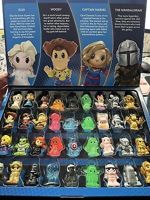 Woolworths Disney+ Ooshies Collectables Full Set + Case BRAND NEW NEVER REMOVED • $60
