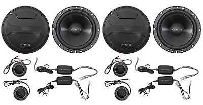 2-Pairs Hifonics ZS65C 6.5  400 Watt Component Car Audio Speakers • $72.78