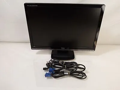 Iiyama ProLite E2207ws 22  VGA DVI-D 1680 X 1050 Monitor With Stand • £39.99