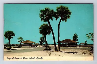 Marco Island FL-Florida Tropical Beach At Marco Island Vintage Card Postcard • $7.99