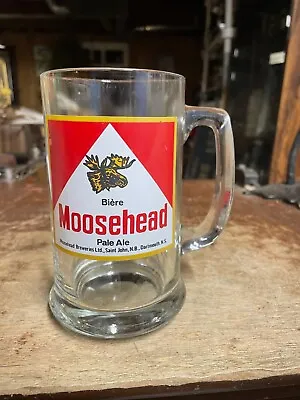Moosehead Pale Ale Biere Beer Glass Canadian 1960's • $27