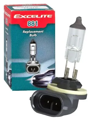 Excelite H27W/2 881 Halogen Car Lamp 12V 27W PG13 E1 Headlight Lamp Light • $9.71