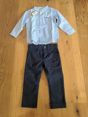£2 • Buy Brand New With Tags United Colors Of Benetton Boys Trousers And Shirt -Age 2