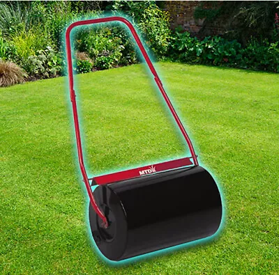 MTD 48cm (19 ) Garden Lawn Roller 37L Steel Push Grass Mower Water Sand Filled • £69