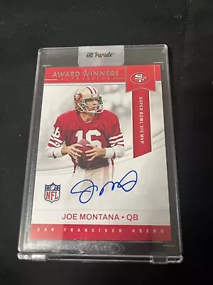 Joe Montana Auto - 2022 Contenders Optic Award Winners Auto • $125