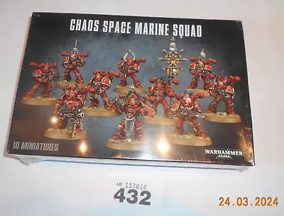 Games Workshop Warhammer 40k Chaos Space Marines Squad NIB New GW OOP WH40K. • £149.99