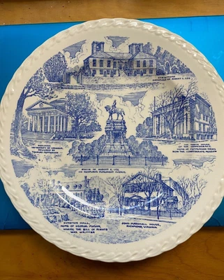 $80 • Buy Vintage: Decorative Plate Thalhimer's, Ricmond Over A Century In VA