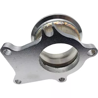 For To 3  V-Band Flange Tubro T3/T4 Turbo 5 Bolt Adaptor Stainless Steel Adapter • $37.71