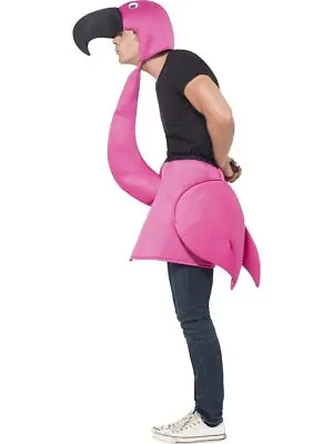 Adult Flamingo Fancy Dress Costume Pink Bird Animal Mens Ladies Stag Hen Outfit • £24.50