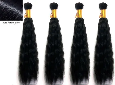 MAKE WAVE BY HOT WATER Synthetic Micro Braiding Hair 18 Inch 2 Pack DEAL • $22.49