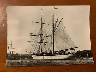 $6 • Buy Vintage Postcard The Brigantine Carnegie 2-Masted Research Vessel
