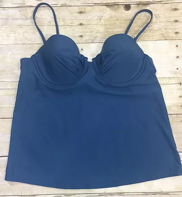 NWT J. Crew UNDERWIRE TANKINI TOP B9644 $72 PBL Shoulder Strap Swim  • $14