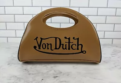 Von Dutch '03 Vintage Clutch Bowling Bag Purse Designed By Christian Audigier • $250