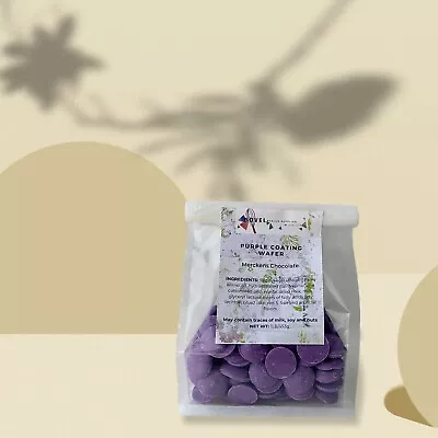 Merckens Purple Color Chocolate Wafers: 1lb Comes In Other Colors As Well. • $13