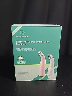 Newdermo 2-IN-1 Diamond Microdermabrasion Machine Facial Exfoliation White New • $27.50