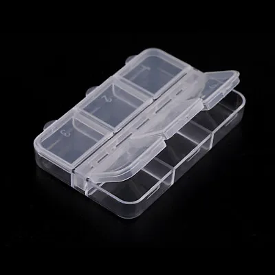 £3.99 • Buy 3x Storage Boxes Compartment Organizer Craft Jewelry Bead Plastic Travel Small