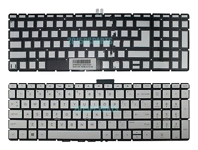 New HP ENVY X360 15-BP 15M-BP 15-BP100 15M-BP100 Keyboard US Silver Backlit • $27.80