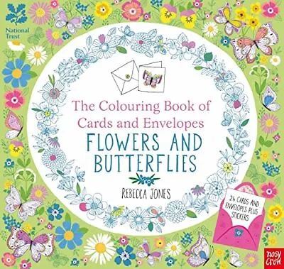 National Trust: The Colouring Book Of Cards And Envelopes - ... By Rebecca Jones • £5.49