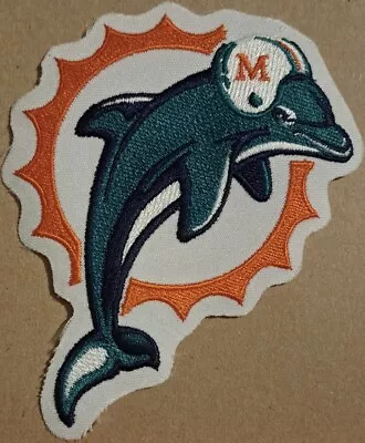 Miami Dolphins Embroidered Iron On Patch • $35