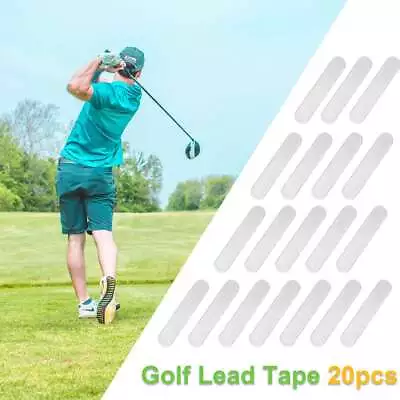 20Pcs Golf Lead Tape To Add Swing Weight For Golf Club Tennis Racket Iron Putter • $8.09