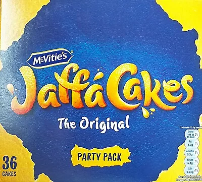 £6.97 • Buy McVities JAFFA CAKES Party Pack The Original 36 Cakes Sponge Cakes CHEAP 
